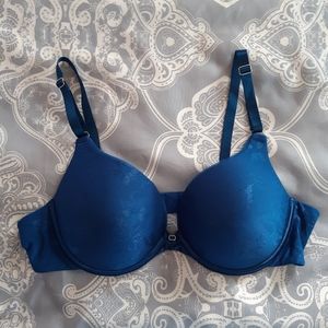 36B Lily of France Royal Blue Bra - NWOT